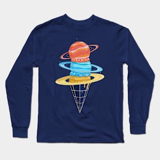 Space-Time Cone-Tinuum (Dark) Long Sleeve T-Shirt